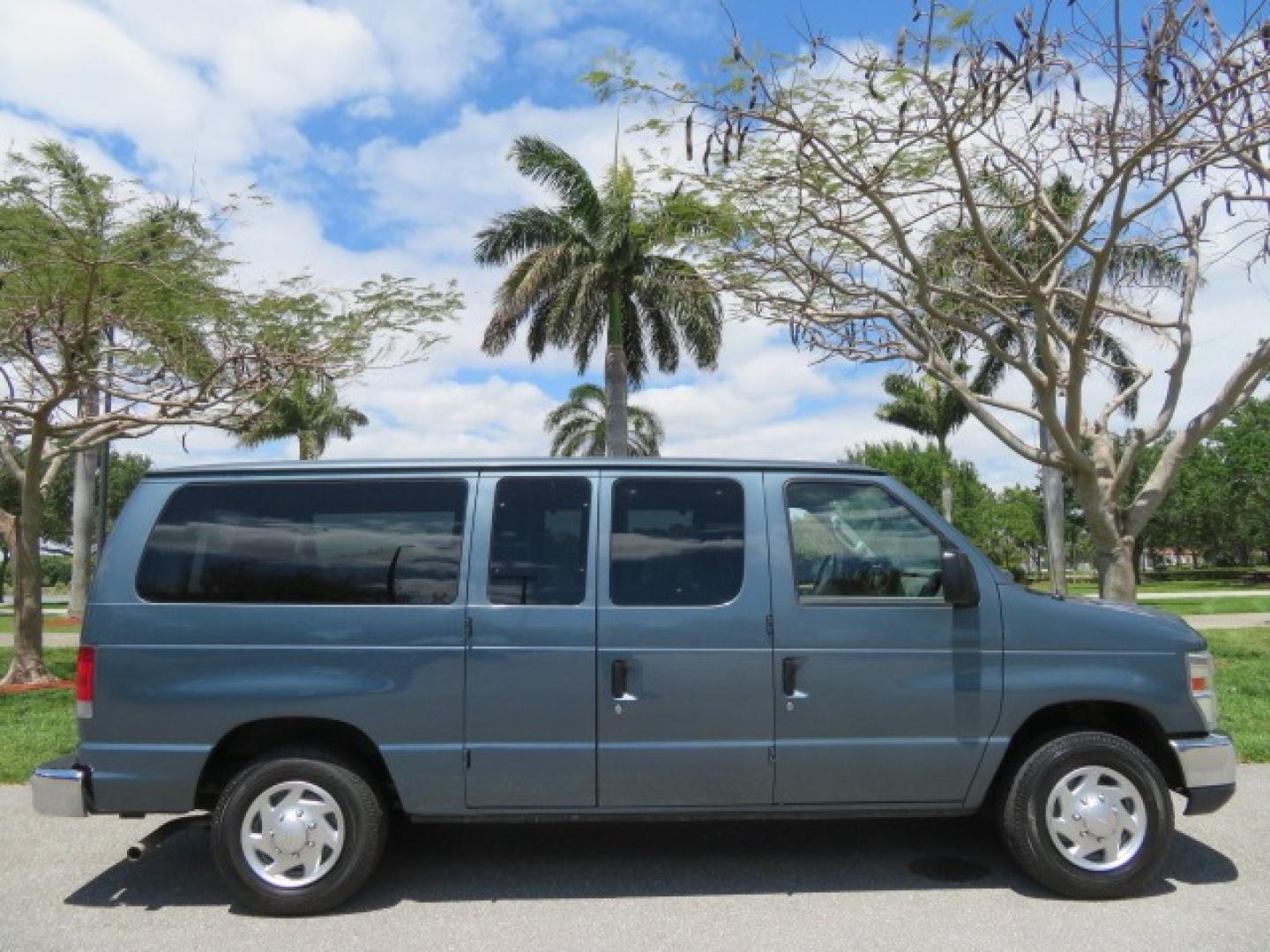 2013 Dark Blue /Gray Ford E-Series Wagon XLT (1FMNE1BW4DD) with an 4.6L V8 engine, Automatic transmission, located at 4301 Oak Circle #19, Boca Raton, FL, 33431, (954) 561-2499, 26.388861, -80.084038 - You are looking at a Gorgeous 2013 Ford E150 XLT Handicap Wheelchair Conversion Van with 22K Original Miles, Tie Down System, Power Electric VMI Side Entry Wheelchair Lift, Back Up Camera, Factory Navigation and Much Much More. This van is Awesome. This is a Nice Rust Free Van with a Clean Carfax, C - Photo#2